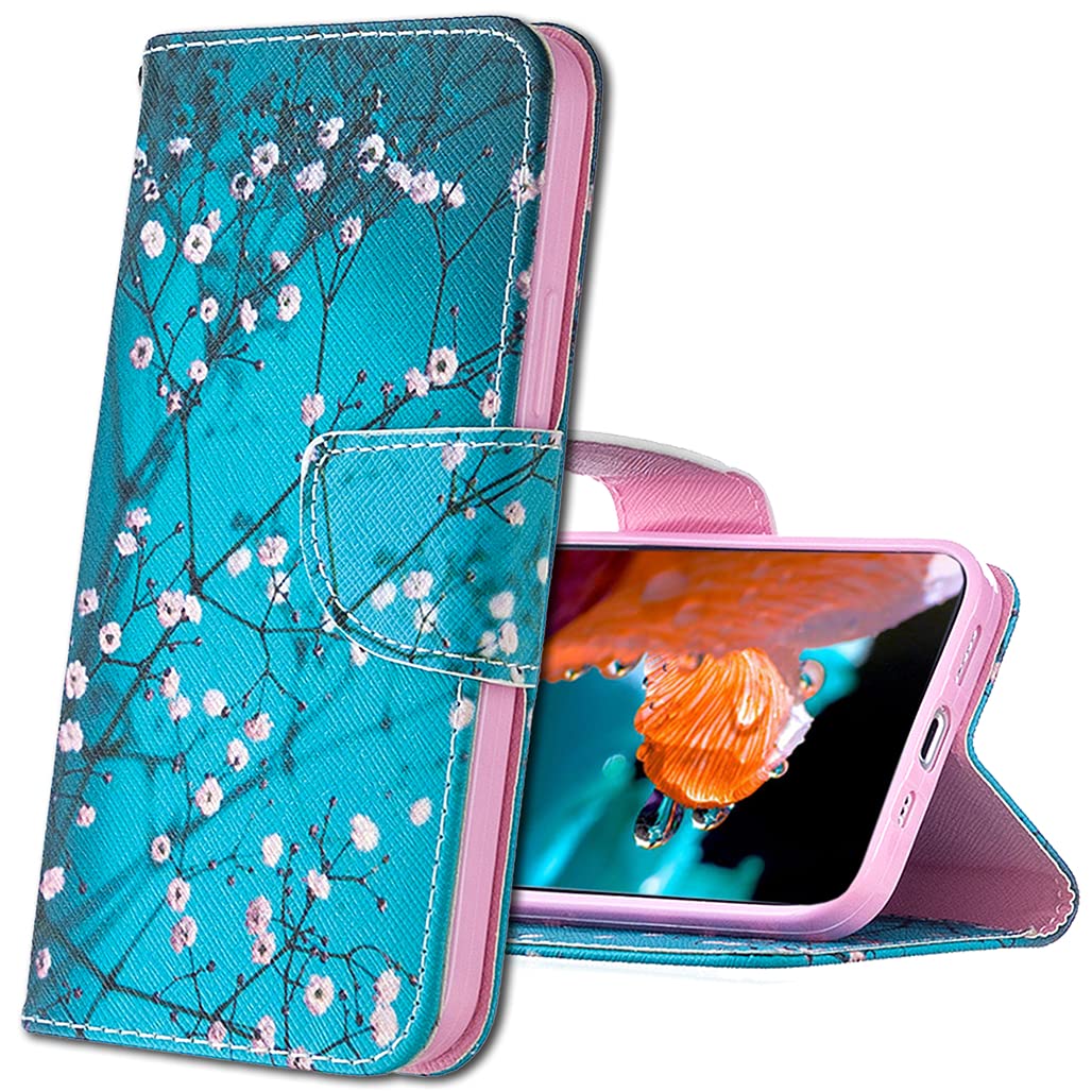 MRSTER Samsung Galaxy J6+ Phone Case Durable Lightweight PU Leather Wallet Phone Case Flip