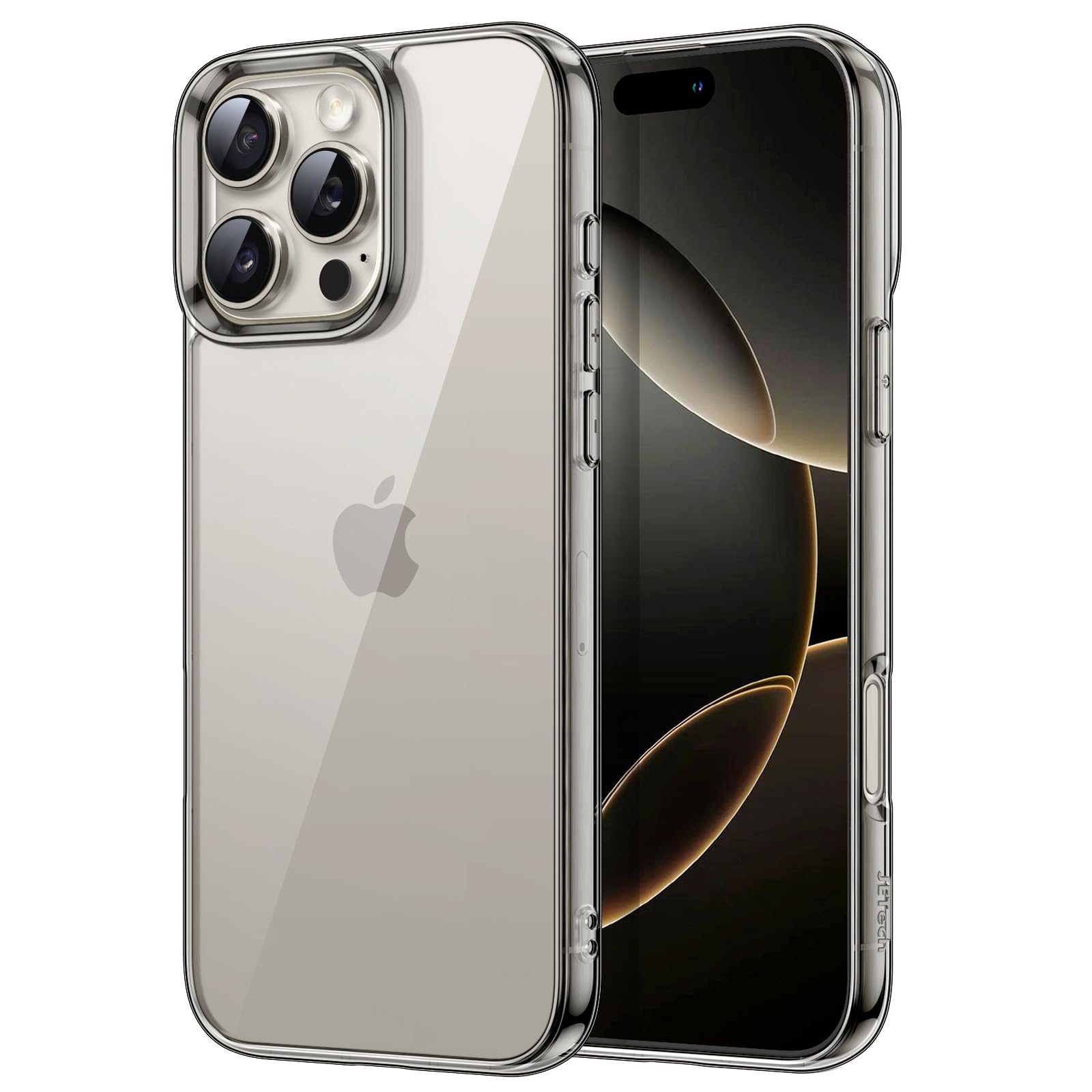 JETech Case for iPhone 16 Pro 6.3-Inch, Non-Yellowing Shockproof Phone Bumper Cover, Anti-Scratch