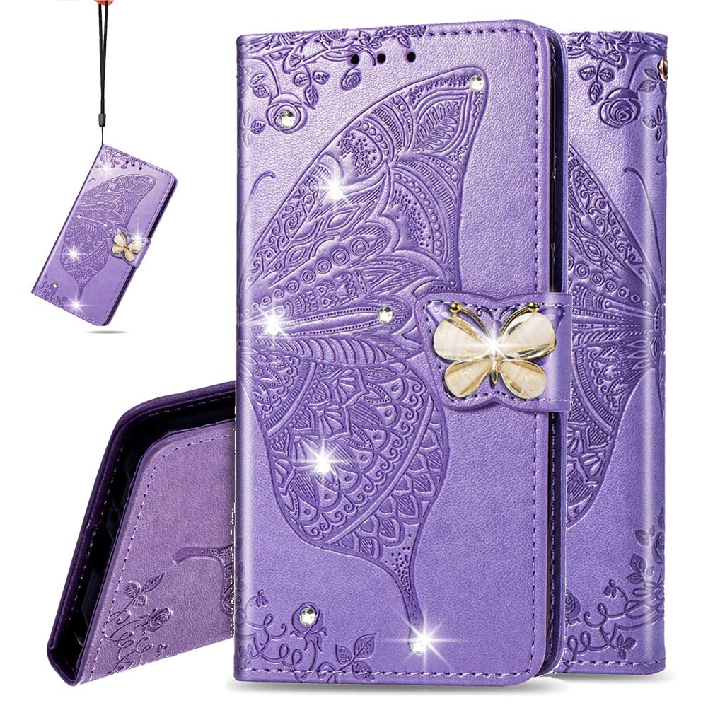 IMEIKONST Compatible with Samsung Galaxy S25 Edge Wallet Case with Card Slots