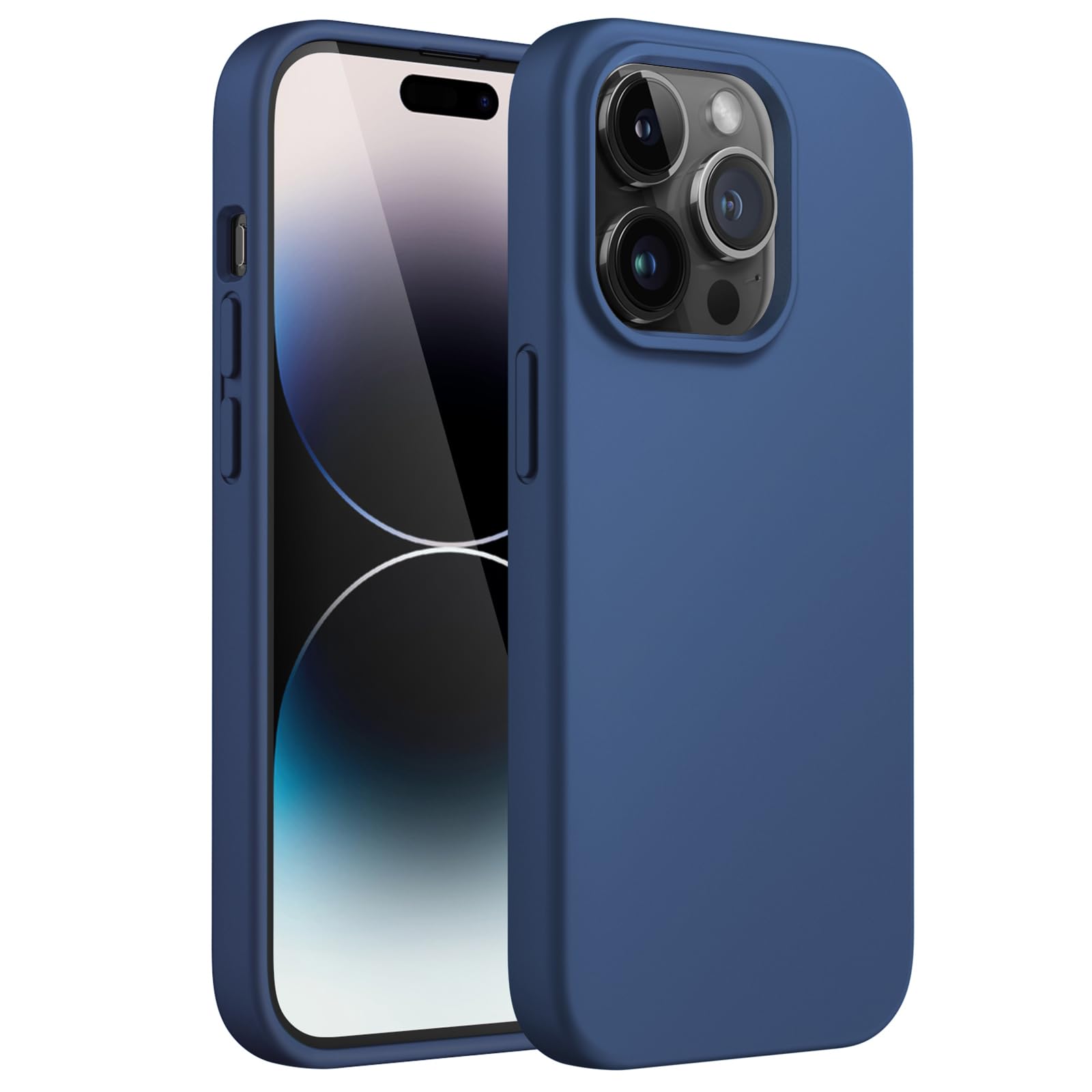JETech Silicone Case for iPhone 14 Pro Max 6.7-Inch, Silky-Soft Touch Full-Body Protective