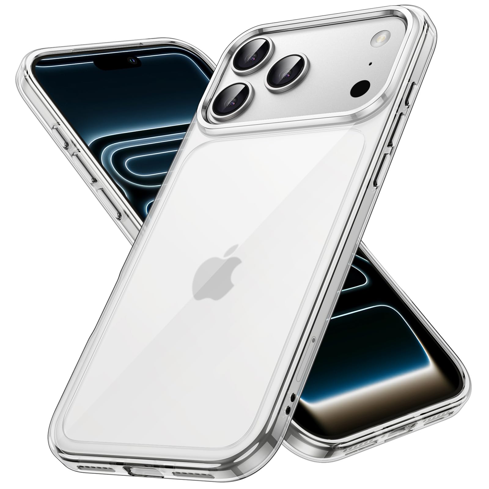 JETech Case for iPhone 17 Pro Max 6.9-Inch, Non-Yellowing Shockproof Phone Bumper Cover, Anti Scratch