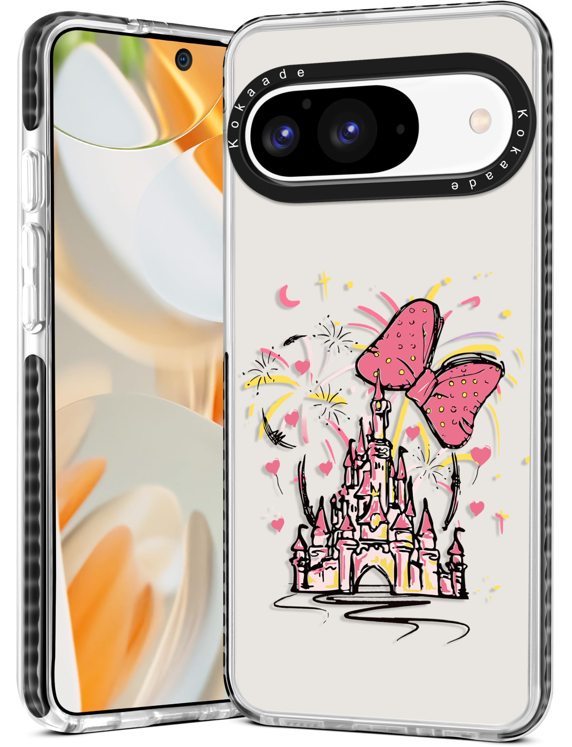 Kokaade Cute for Pixel 9/9 Pro Case - Fashion Stylish Soft Silicone